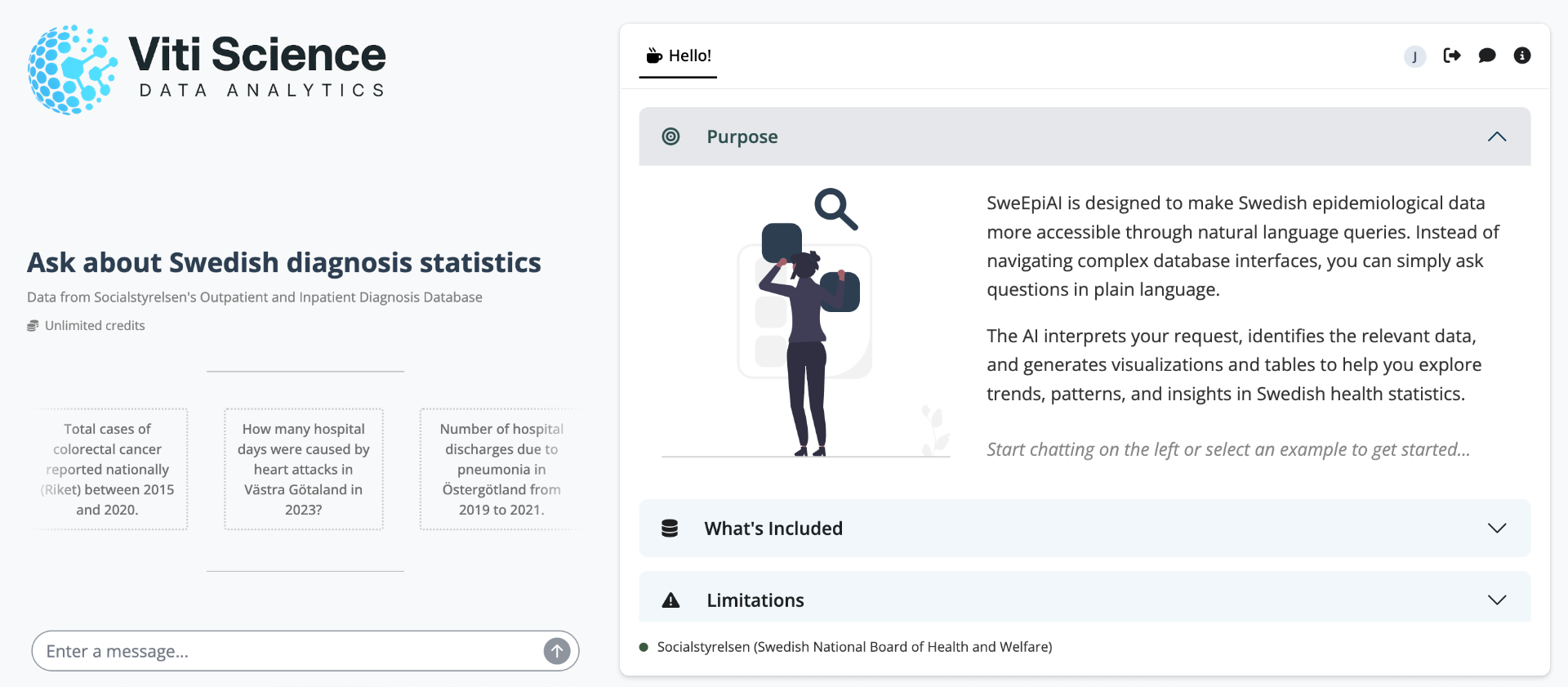 SweEpiAI AI-Powered Epidemiology Assistant